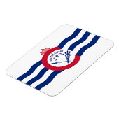 Magnet Flexible Aimant photo flexible avec drapeau de Cincinnati (Côté Gauche)