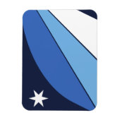 Magnet Flexible Aimant photo flexible avec drapeau de Columbia (Vertical)