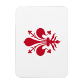 Magnet Flexible Aimant photo flexible avec drapeau de Florence (Vertical)
