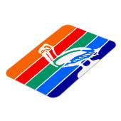 Magnet Flexible Aimant photo flexible avec drapeau de Saint-Péters (Côté Gauche)