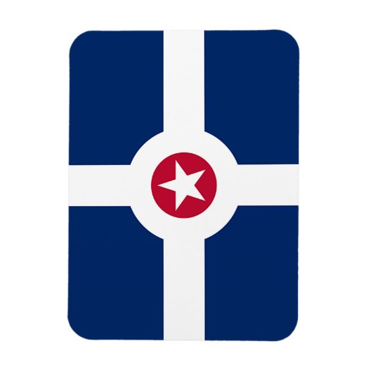 Magnet Flexible Aimant photo flexible avec drapeau d'Indianapolis (Vertical)
