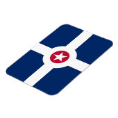 Magnet Flexible Aimant photo flexible avec drapeau d'Indianapolis (Côté Gauche)