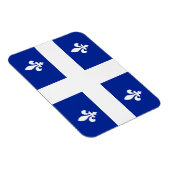 Magnet Flexible Aimant photo flexible avec drapeau du Québec (Côté Droit)