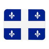 Magnet Flexible Aimant photo flexible avec drapeau du Québec (Horizontal)