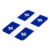 Magnet Flexible Aimant photo flexible avec drapeau du Québec (Côté Gauche)