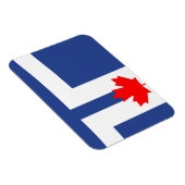 Magnet Flexible Aimant photo flexible avec le drapeau de Toronto, (Côté Droit)