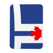 Magnet Flexible Aimant photo flexible avec le drapeau de Toronto, (Vertical)