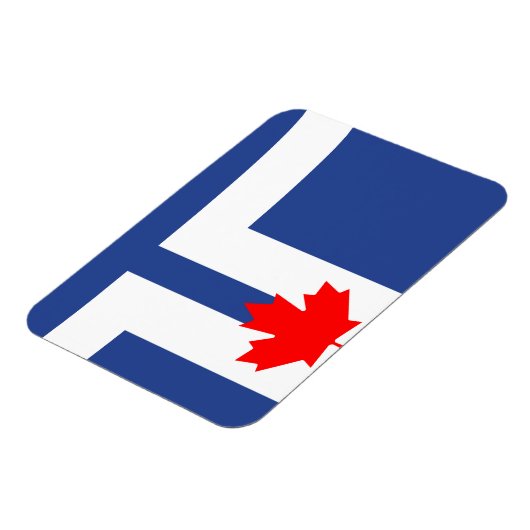 Magnet Flexible Aimant photo flexible avec le drapeau de Toronto, (Côté Gauche)