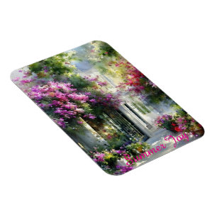 Magnet Flexible Aimant photo flexible botanique de jardin vintage