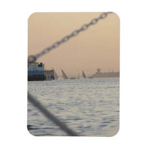 Magnet Flexible Aimant photo flexible Coucher de soleil sur le Nil