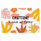 Magnet Flexible Aimant photo flexible de précaution (Horizontal)