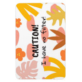 Magnet Flexible Aimant photo flexible de précaution (Vertical)