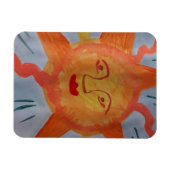 Magnet Flexible Aimant photo flexible Fiery Sun (Horizontal)