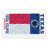 Magnet Flexible Aimant photo flexible Texas Total Eclipse (Horizontal)
