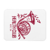 Magnet Flexible Aimant photo HHC (Corne française) (Horizontal)