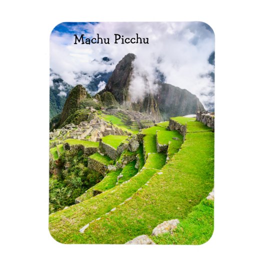 Magnet Flexible Aimant photo Machu Picchu, Cusco - Pérou (Vertical)