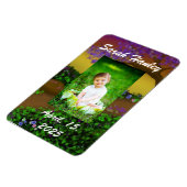 Magnet Flexible Aimant photo personnalisable, Forêt magique (Côté Gauche)