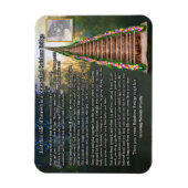 Magnet Flexible Aimant photo personnalisable Rainbow Bridge (Vertical)