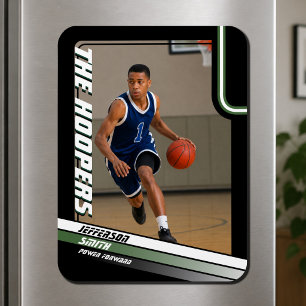 Magnet Flexible Aimant Photo Personnalisé de Joueur de Basket-ball