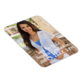 Magnet Flexible Aimant photo personnalisé pour annoncer la date de (Côté Droit)