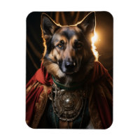aimant photo portrait berger allemand