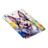 Magnet Flexible Aimant photo Shepard allemand (Côté Droit)