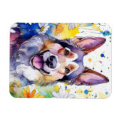 Magnet Flexible Aimant photo Shepard allemand (Horizontal)
