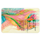 Magnet Flexible Aimant photo souple à fleur pacifique (Horizontal)