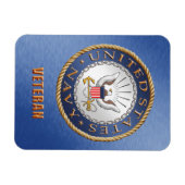 Magnet Flexible Aimant photo souple pour vétéran de la marine amér (Horizontal)