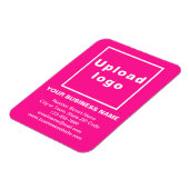 Magnet Flexible Aimant photo souple rose affaires (Côté Gauche)