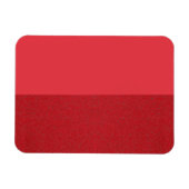 Magnet Flexible Aimant photo texturé rouge divisé vertical - perso (Horizontal)
