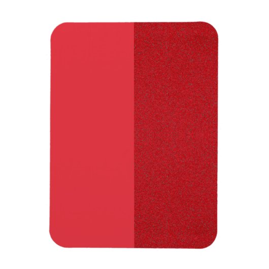 Magnet Flexible Aimant photo texturé rouge divisé vertical - perso (Vertical)