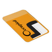 Magnet Flexible Aimant portatif occupé (Côté Droit)