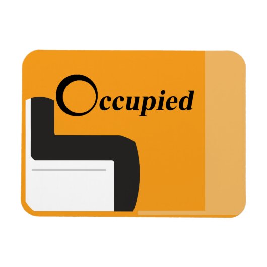 Magnet Flexible Aimant portatif occupé (Horizontal)