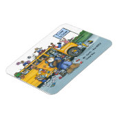 Magnet Flexible Aimant pour conducteur de bus scolaire, conducteur (Côté Gauche)