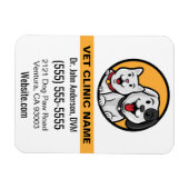 Magnet Flexible Aimant pour entreprise de pets (Horizontal)