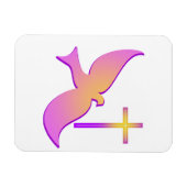 Magnet Flexible aimant pour la colombe et le réfrigérateur croisé (Horizontal)