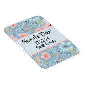 Magnet Flexible Aimant pour sauvegarde de date rose (Côté Droit)