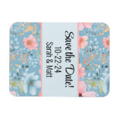 Magnet Flexible Aimant pour sauvegarde de date rose (Horizontal)