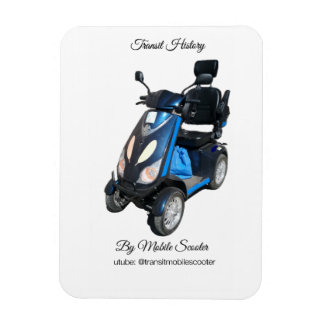 Magnet Flexible Aimant pour scooter mobile en transit (7,6 cm x 10