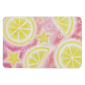 Magnet Flexible Aimant premium citron rose (Horizontal)
