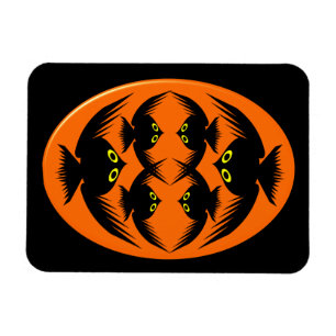 Magnet Flexible Aimant Premium de Corbeaux d'Halloween