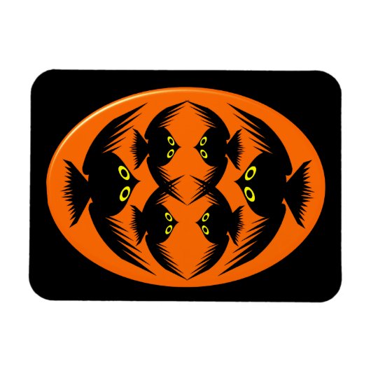 Magnet Flexible Aimant Premium de Corbeaux d'Halloween (Horizontal)