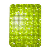 Magnet Flexible Aimant Premium Disco Tiles Lime (Vertical)