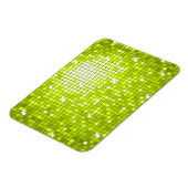 Magnet Flexible Aimant Premium Disco Tiles Lime (Côté Gauche)