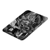 Magnet Flexible Aimant Premium Dragon 'initiaux' (Côté Gauche)