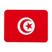 Magnet Flexible Aimant Premium Drapeau Tunisie (Horizontal)