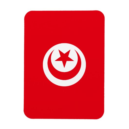 Magnet Flexible Aimant Premium Drapeau Tunisie (Vertical)