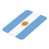 Magnet Flexible Aimant Premium du drapeau argentin (Côté Gauche)