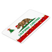 Magnet Flexible Aimant Premium Flag de l'état de Noël en Californi (Côté Gauche)